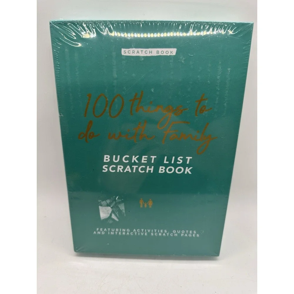 Bucket List Scratch Book: 100 Things to do with‎ Family  New & Sealed